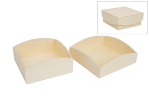 JGO 2 BANDEJAS 17.5X17.5X7.5 - 19X19X6CM