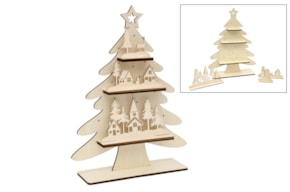 CHRISTMAS TREE 35X45.5X0.6CM CHOUPO
