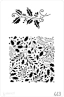 PLANTILLA 20X30CM 443 ACEBO