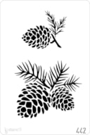 PLANTILLA 20X30CM 442 PIÑES