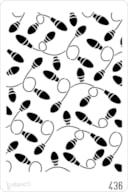 PLANTILLA 20X30CM 436 LUCES DE NAVIDAD