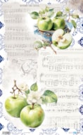RICE PAPER 54X33CM FRUIT S MARKET II  APPLE PFY-14223
