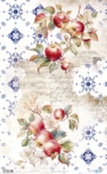 RICE PAPER 54X33CM FRUIT S MARKET II  APPLE PFY-13799
