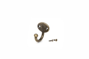 SET 6 GANCHOS DE METAL  2.7X3X3.7CM