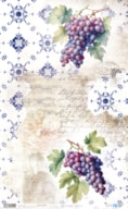RICE PAPER 54X33CM FRUIT S MARKET II  GRAPE PFY-14221