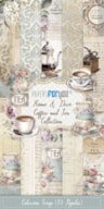 COLECCION 10 PAPEIS SCRAP 15X30CM HOME&DECO COFFEE PFY-13704