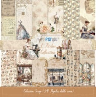 BLOC 24 PAPERS SCRAP 20.5X20.5CM L´ATELIER PFY-12982