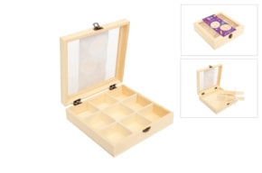 CAJA 9 DIVISORIAS 20X20X5.5CM