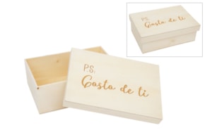 CAJA GOSTO DE TI 22X15X8CM