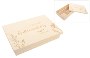 CAJA DE BAUTIZO 38X25X7.5CMPERSONALIZABLE 37.5X24.5X6
