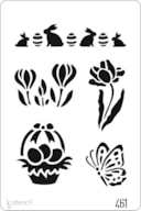 PLANTILLA 20X30CM 461 PASCUA