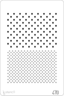 PLANTILLA 20X30CM 470 CÍRCULOS