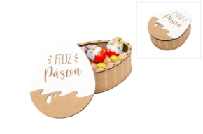 KIT CAIJA FELIZ PASCOA 16.7X21.3X7X0.3CM MDF