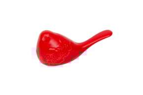 PAJARO MEDIO 15X7X7CM ROJO