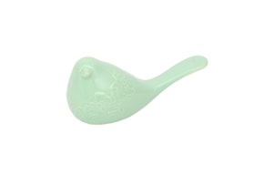 PAJARO MEDIO 15X7X7CM VERDE PASTEL