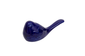 PAJARO MEDIO 15X7X7CM AZUL COBALTO