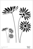 PLANTILLA 20X30CM 502 FLORES