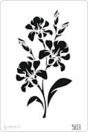 PLANTILLA 20X30CM 503 FLORES