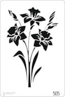PLANTILLA 20X30CM 505 FLORES
