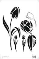 PLANTILLA 20X30CM 509 FLORES