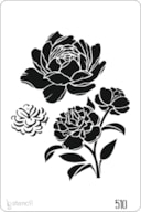 PLANTILLA 20X30CM 510 FLORES