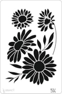PLANTILLA 20X30CM 514 FLORES