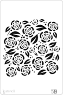PLANTILLA 20X30CM 519 FLORES