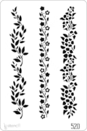 PLANTILLA 20X30CM 520 FLORES