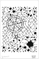 STENCIL 20X30CM 537 SEA