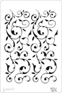 PLANTILLA 20X30CM 524 ARABESCOS