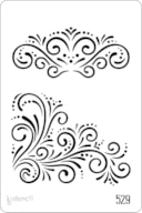 PLANTILLA 20X30CM 529 ARABESCOS