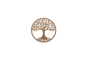 SET 2 TREES OF LIFE D.14X0.3CM MDF