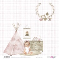 PAPEL SCRAP 30.5X31.8CM SWEET BABY GIRL PFY-14431