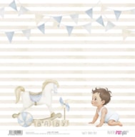 SCRAP PAPER 30.5X31.8CM SWEET BABY BOY PFY-14442