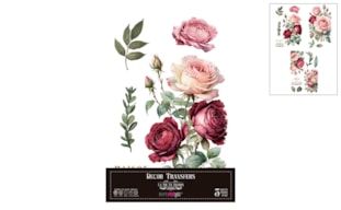 DECOR TRANSFERS 20X30CM ROSES PFY-14809