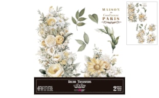 DECOR TRANSFERS 30X30CM DAISIES PFY-14787