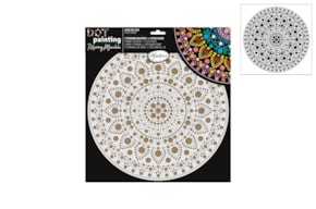 KIT DOT PAINTING BASE + STENCIL 30CM CIRCULO 85507