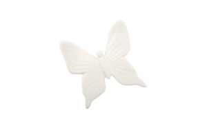 BORBOLETA MEDIA 10X9X3CM B2ANCO