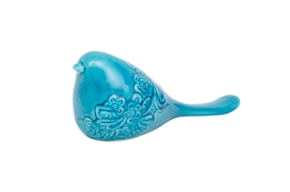 PAJARO GR. 20X8X9CM AZUL TURQUESA