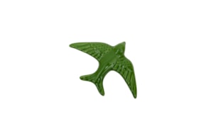 ANDORINHA 11.5X8X2.5CM VERDE