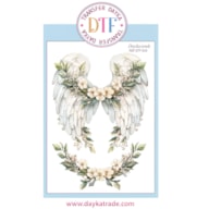 TRANSFER DTF-016G 20X28.5CM ALAS E FLORES