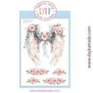 TRANSFER DTF-017G 20X28.5CM ALAS E FLORES