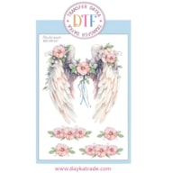 TRANSFER DTF-017G 20X28.5CM ALAS E FLORES