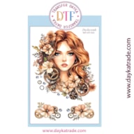TRANSFER DTF-010G 20X28.5CM CHICA Y FLORES