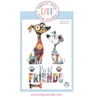 TRANSFER DTF-027G 20X28.5CM PERROS BEST FRIENDS