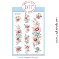TRANSFER DTF-022P 14.28X19CM FLORES