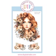 TRANSFER DTF-010P 14.28X19CM CHICA Y FLORES