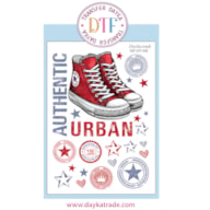 TRANSFER DTF-008P 14.28X19CM ZAPATILHAS AUTHENTIC URBAN