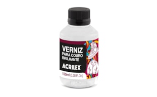 BARNIZ PARA PINTURA DE CUERO 100ML BRILHANTE 13012 ACRILEX