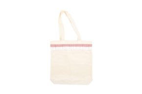 SACO 35X37_64CM  BORDA VERMELHA E RENDA